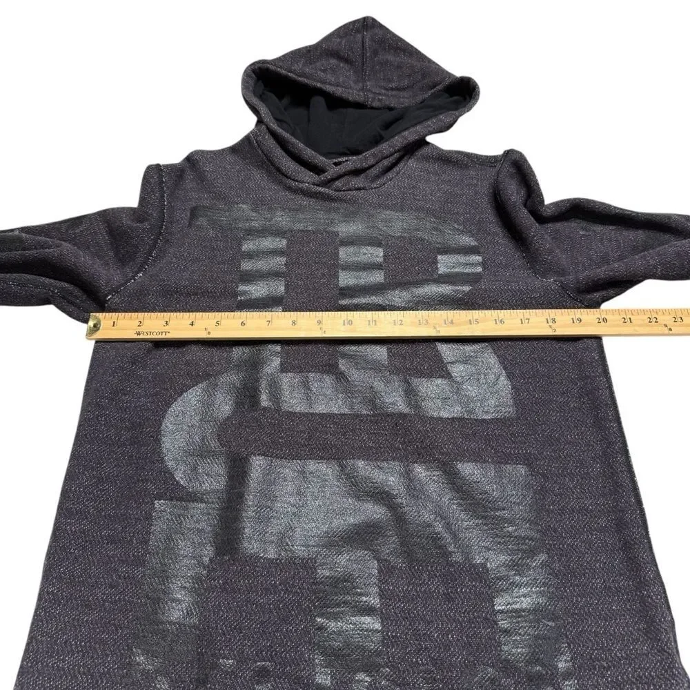 True Religion Spell Out Logo Hoodie Pullover Sz S